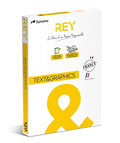 REY® TEXT & GRAPHICS Reprographpapier, hochweiß, 120 g, A4, FSC®, 250 Blatt